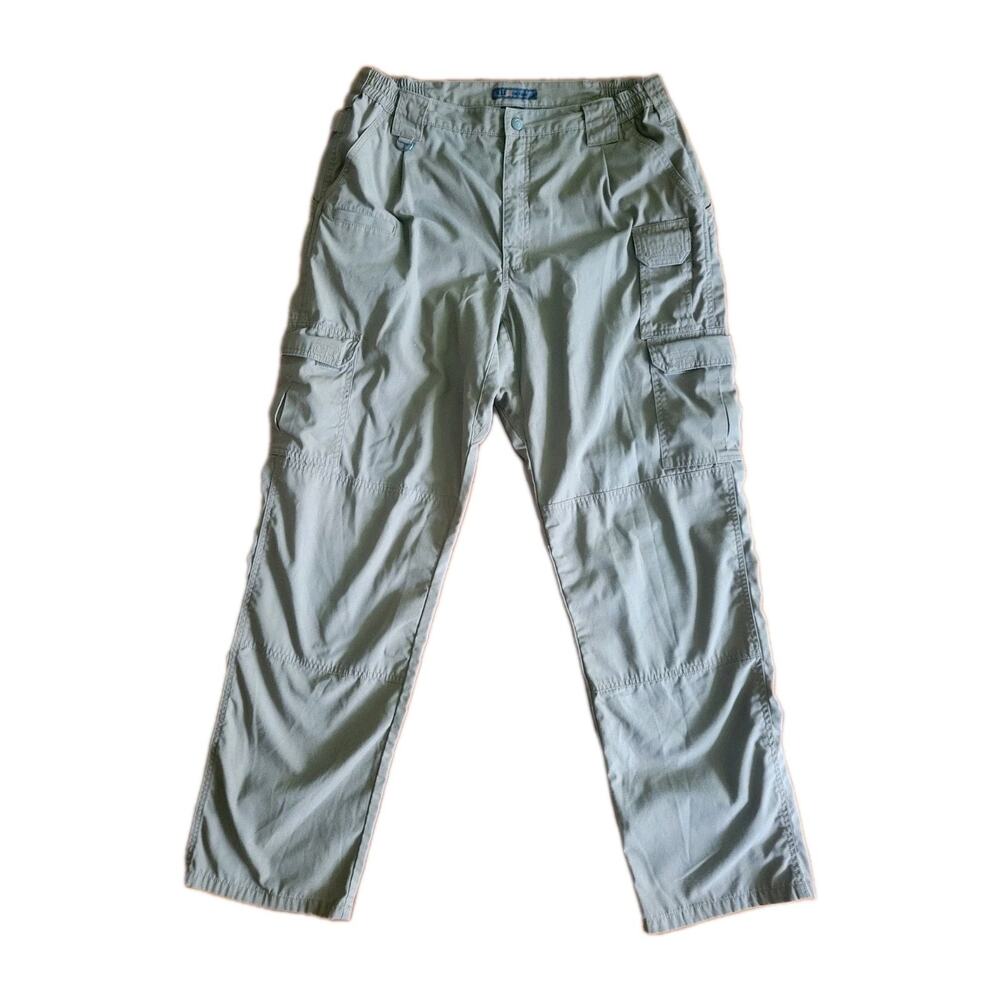 511 Tactical Cargo Pants Mens 36x34 Ripstop Khaki Pant Pockets Outdoor Utility